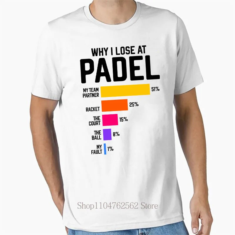 Padel Graphic Print T-shirts