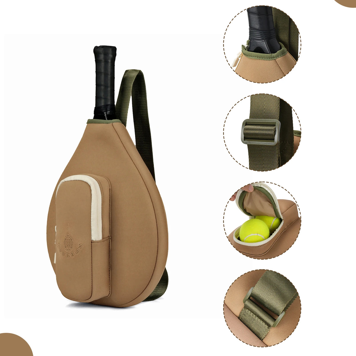Tourbon Crossbody Bag