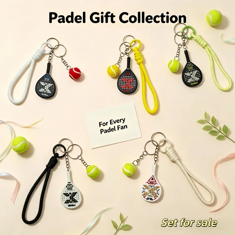 Padel Racket Keychain
