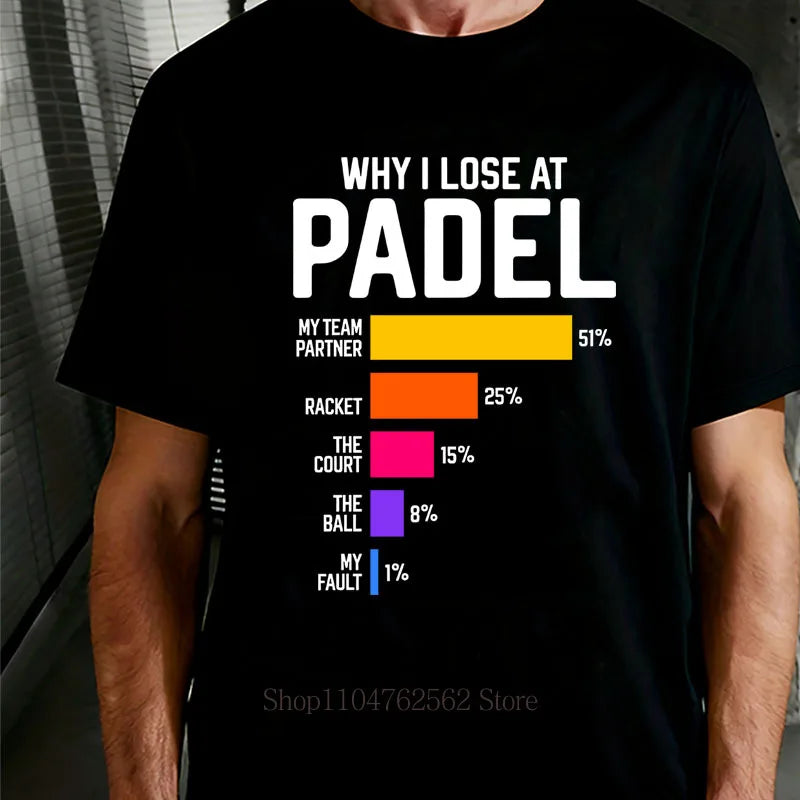 Padel Graphic Print T-shirts