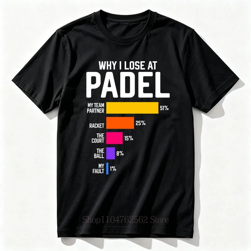 Padel Graphic Print T-shirts